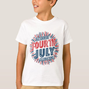 Patriotic Vibes: Amerikanische Unabhängigkeitstag T-Shirt