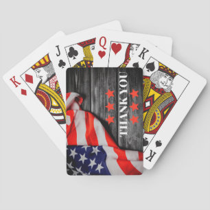 Patriotic Vielen Dank Spielkarten