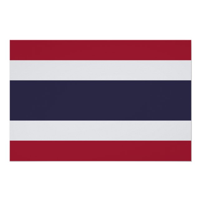 Patriotic wall poster with Flag of Thailand (Vorderseite)
