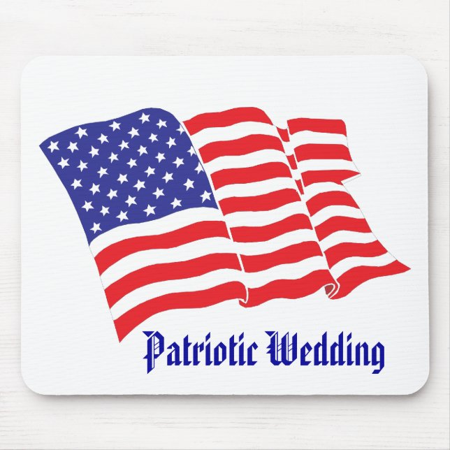Patriotic Wedding Mousepad (Vorne)