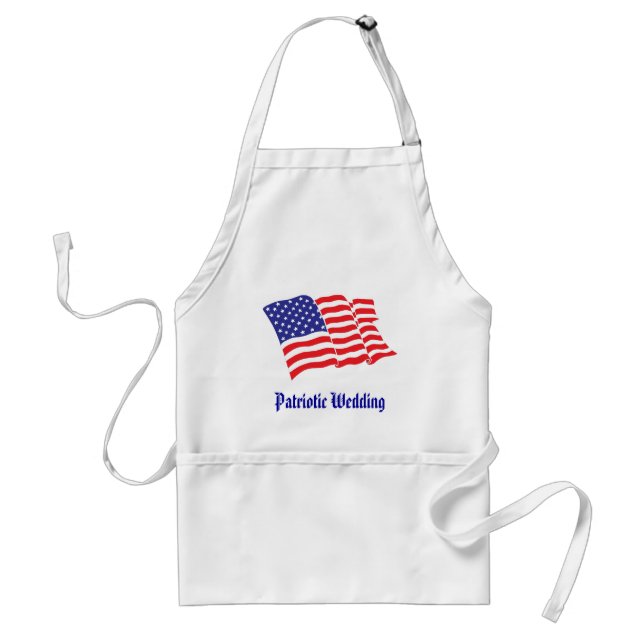 Patriotic Wedding Schürze (Vorne)