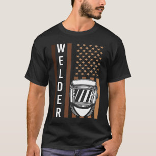 Patriotic Welder USA - Amerikanische Flagge für Sc T-Shirt