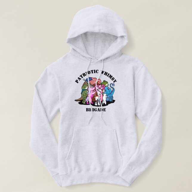 Patriotic Whimsy Brigade Hoodie (Design vorne)