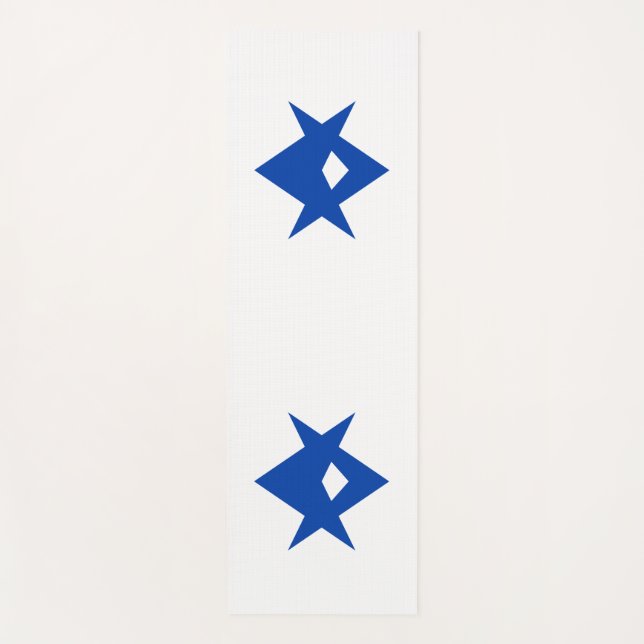 Patriotic Yoga Mats with flag of Toyota City Yogamatte (Vorderseite)