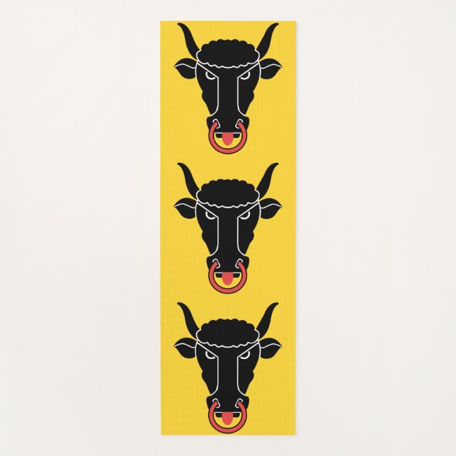 Patriotic Yoga Mats with flag of Uri, Switzerland Yogamatte (Vorderseite)