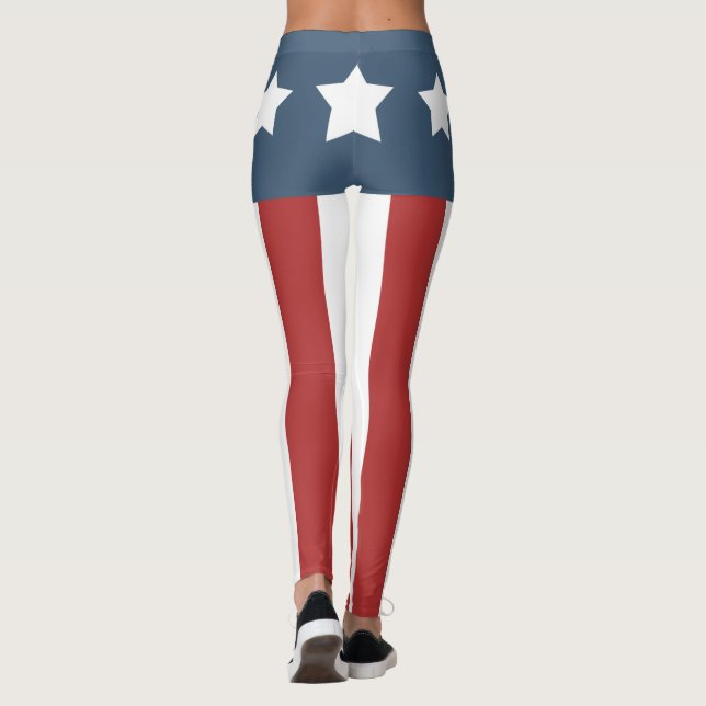 Patriotikamerikaner Leggings (Rückseite)