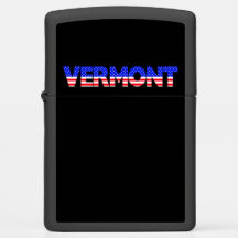 Patriotisch American Red White and Blue Vermont