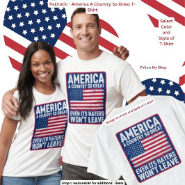 Patriotisch - Amerika ein so großes Land T-Shirt