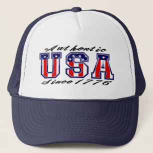Patriotisch Authentisches U.S.A Seit 1776 Truckerkappe