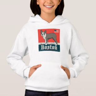 Patriotisch   Boston Terrier Hoodie