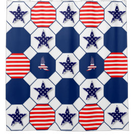 Patriotisch Duschvorhang