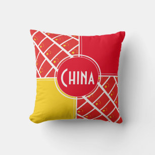 Patriotisch   Flagge der CHINA (VR China) Kissen