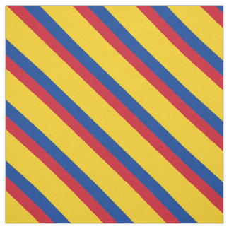 Patriotisch: Flagge Kolumbiens Stoff