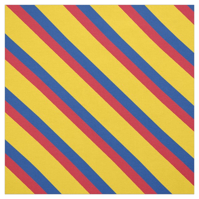 Patriotisch: Flagge Kolumbiens Stoff (Muster)