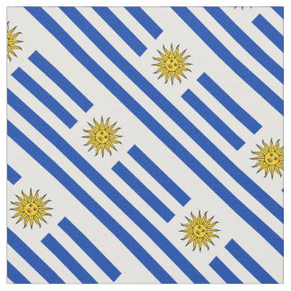 Patriotisch: Flagge Uruguays Stoff