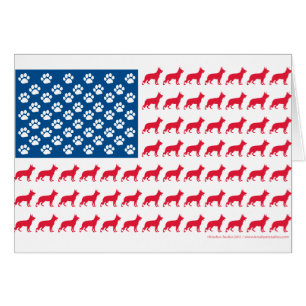 Patriotisch für Schäfer-Flag