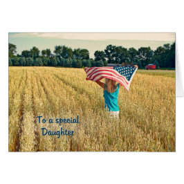 Patriotisch für Tochter
