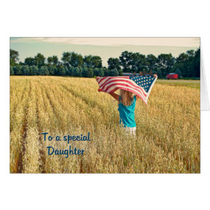 Patriotisch für Tochter