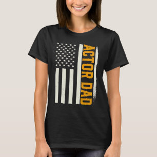 Patriotisch Handelnde Schauspielerin Theater Probe T-Shirt