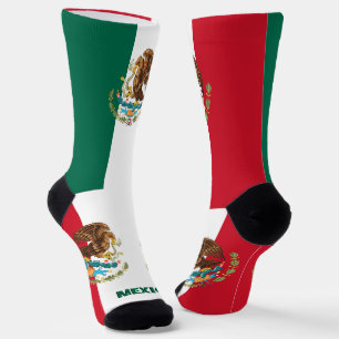 Patriotisch mexikanische Flagge, Nachhaltiger Mexi Socken