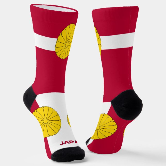 Patriotisch, Nachhaltiges Japan Socken (Gewinkelt)