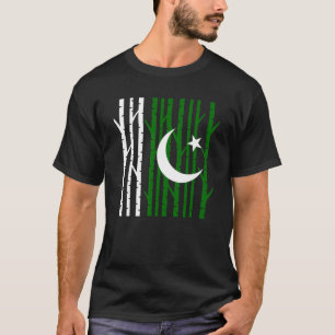 Patriotisch Pakistanischer Camping Wald Einzigarti T-Shirt