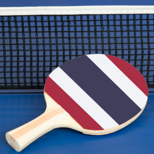 Patriotisch, Ping-Pong-Schläger mit der Flagge Tha Tischtennis Schläger