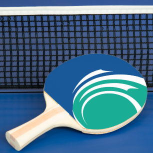 Patriotisch, Ping-Pong-Schläger mit der Flagge von Tischtennis Schläger