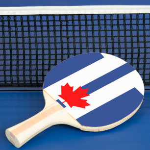 Patriotisch, Ping-Pong-Schläger mit Flagge von Tor Tischtennis Schläger