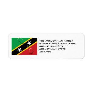 Patriotisch   ST KITTS UND NEVIS FLAG