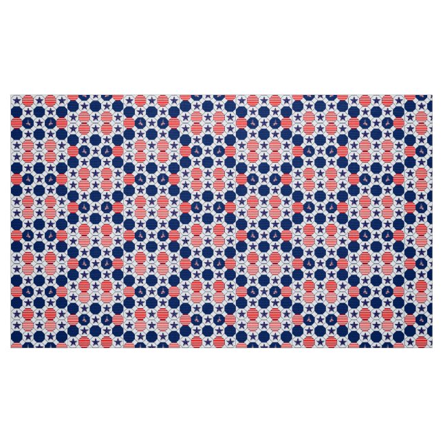 Patriotisch Stoff (Fat Quarter (45,7 x 55,9 cm))