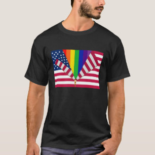 Patriotisch UND Homosexuell-Freundlich T-Shirt