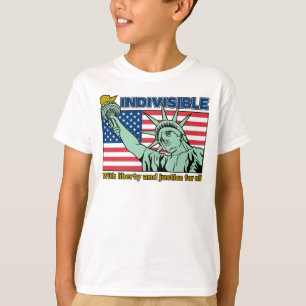 Patriotisch-unsichtbar-Freiheit und Gerechtigkeit T-Shirt