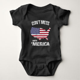 Patriotisch verwirren Sie nicht mit 'Merica Baby Strampler