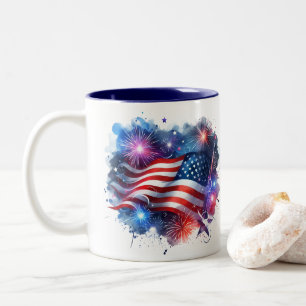 Patriotisch Zweifarbige Tasse