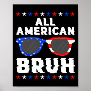 Patriotische 4. Juli Jungen Teens Kinder All Ameri Poster