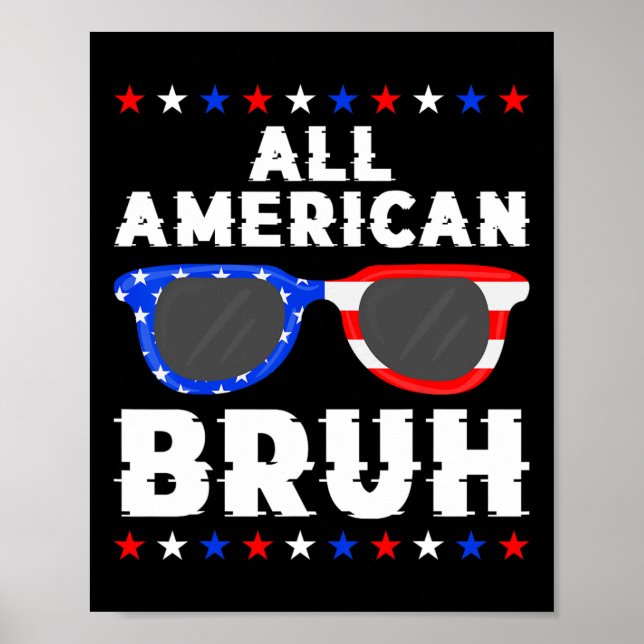Patriotische 4. Juli Jungen Teens Kinder All Ameri Poster (Vorne)