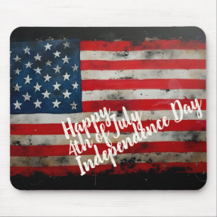 Patriotische 4. Juli Unabhängigkeitstag-Kunst Mousepad