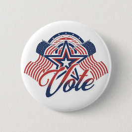 Patriotische Abstimmung Button