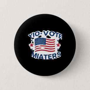 Patriotische Abstimmung Design mit amerikanischer  Button