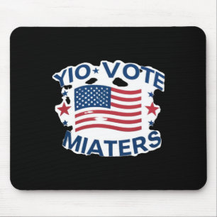 Patriotische Abstimmung Design mit amerikanischer Mousepad