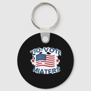 Patriotische Abstimmung Design mit amerikanischer  Schlüsselanhänger