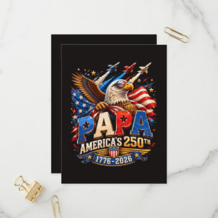 Patriotische Adler Jets America 250. Einladungspostkarte