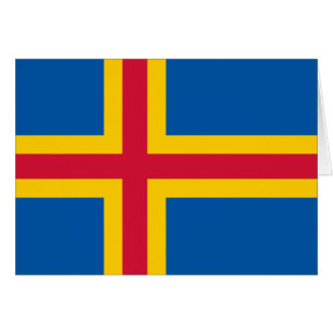 Patriotische Åland-Inseln-Flagge
