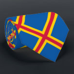 Patriotische Åland-Inseln-Flagge Krawatte<br><div class="desc">Patriotische Flagge von Åland Inseln.</div>