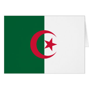 Patriotische algerische Flagge