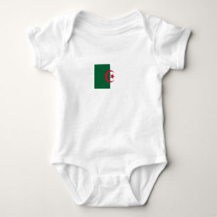 Patriotische algerische Flagge Baby Strampler