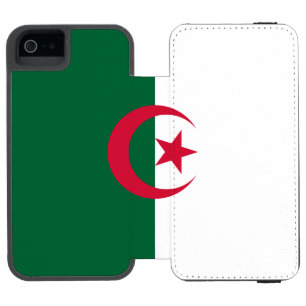 Patriotische algerische Flagge Incipio Watson™ iPhone 5 Geldbörsen Hülle