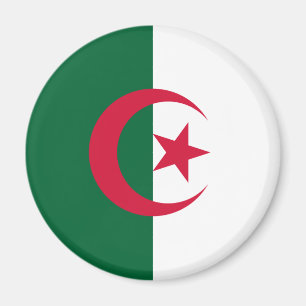 Patriotische algerische Flagge Magnet