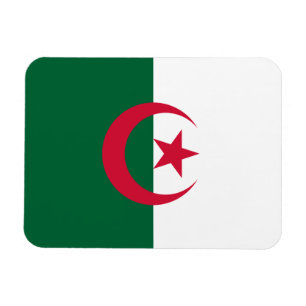 Patriotische algerische Flagge Magnet